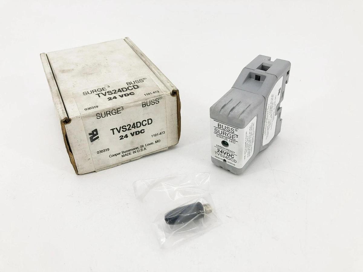 New Bussmann TVS24DCD Surge Suppressor 24VDC 10AWG