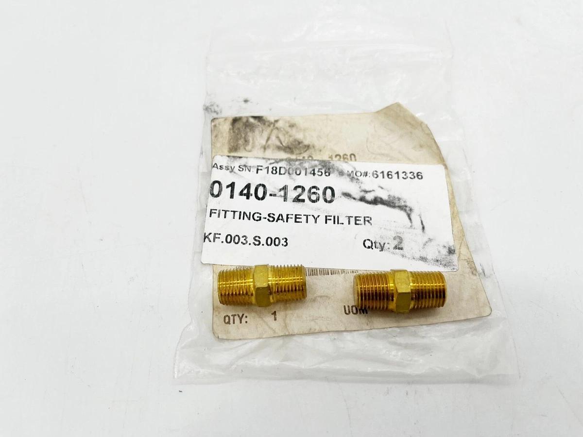 Lot of 2 New Onan 140-1260 Safety Filter Fittings 0140-1260