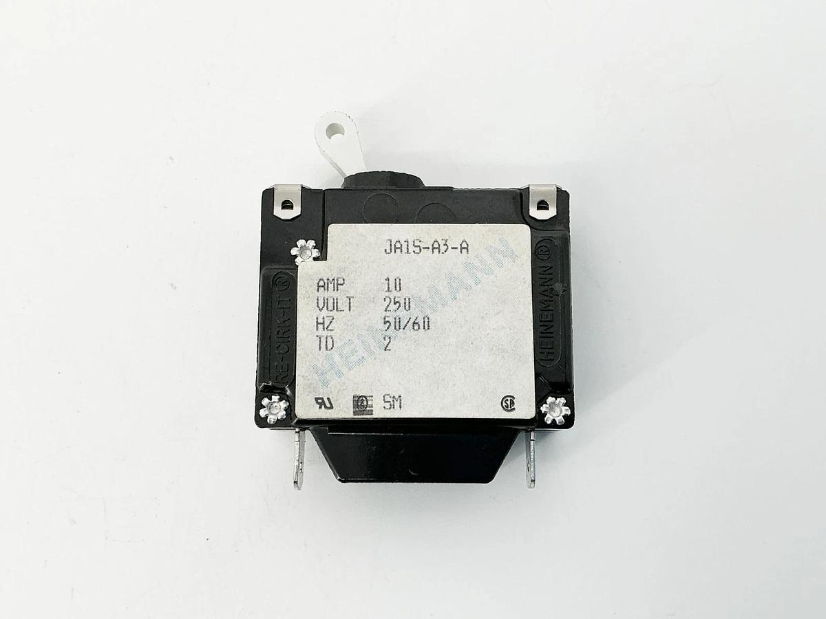 New Heinemann JA1S-A3-A Circuit Breaker 10A 250V 50/60Hz - No Box