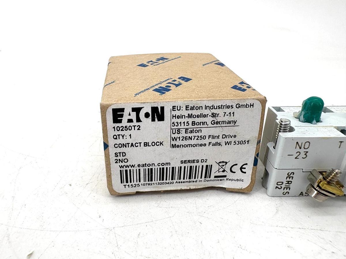 New Eaton 10250T2 Standard Contact Block 2NO