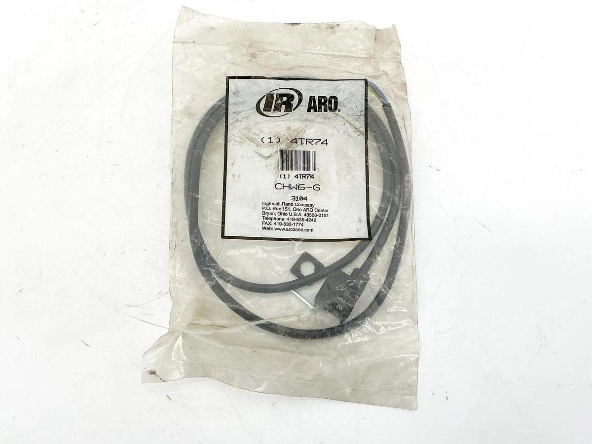 New Lot of 2 ARO 4TR74 Solenoid Coil Connector 3 Wire Lead CHW6-G