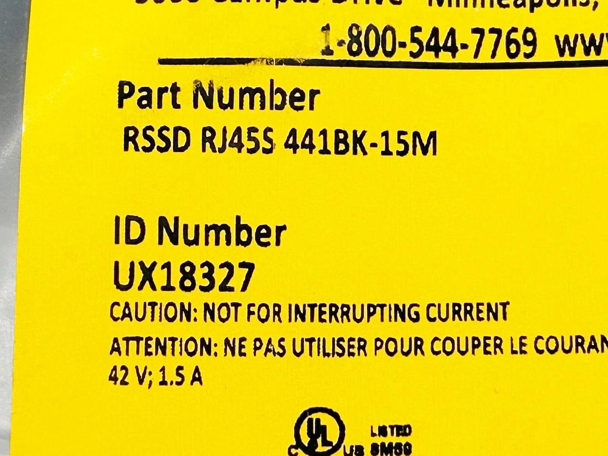 New Turck RSSD RJ45S 441BK-15M Hybrid Cordset UX18327
