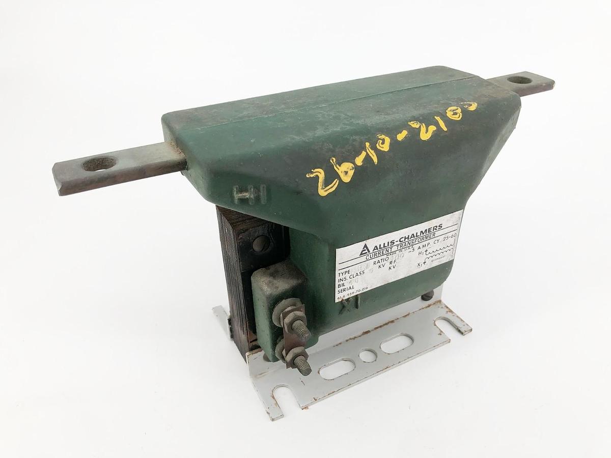 New Allis-Chalmers Type LRM Current Transformer 100:5 Amp CY. 25-60 - No Box