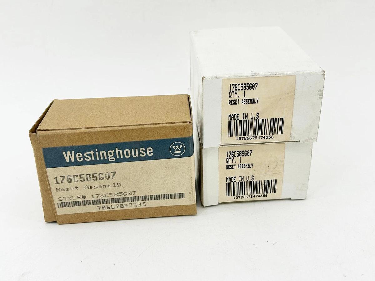 New Lot of 3 Westinghouse 176C585G07 Reset Assembly