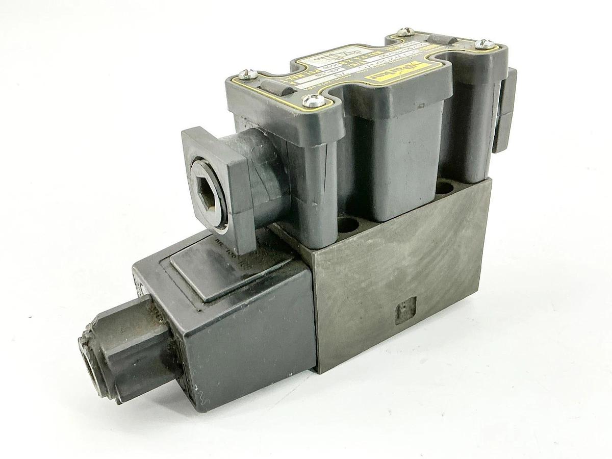 Used Parker D1VW20BNYC-70 Solenoid Valve 5000PSI .58A 110/120V