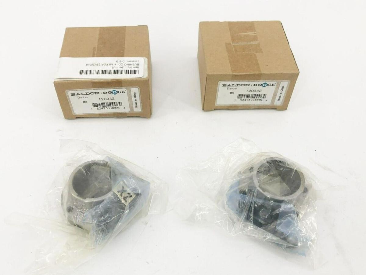 Lot of 2 New Baldor Dodge 120342 QD Bushings JA X 1-1/8