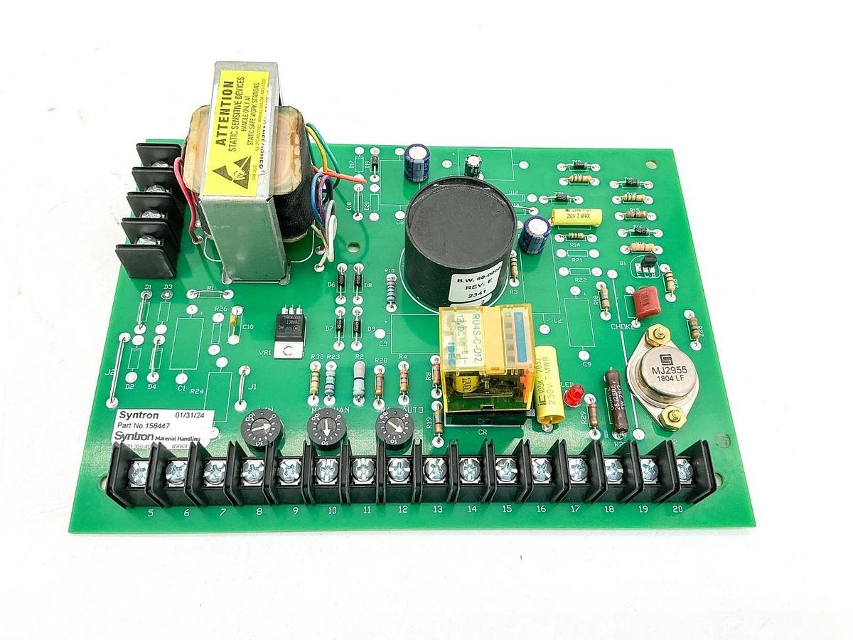New Syntron 156447 Control Board 16 Point Terminal Strip - No Box