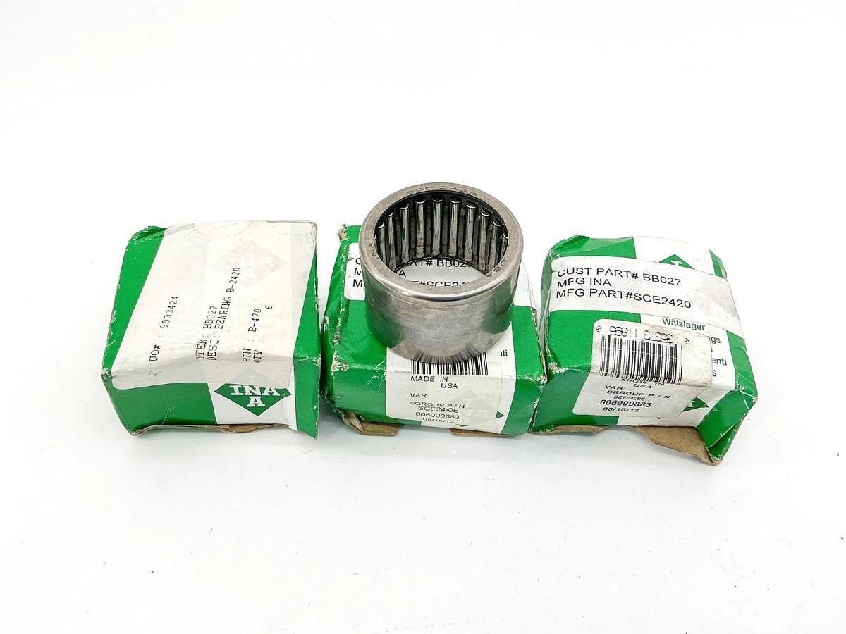 New Lot of 3 INA SCE2420 E Needle Bearing 006009883