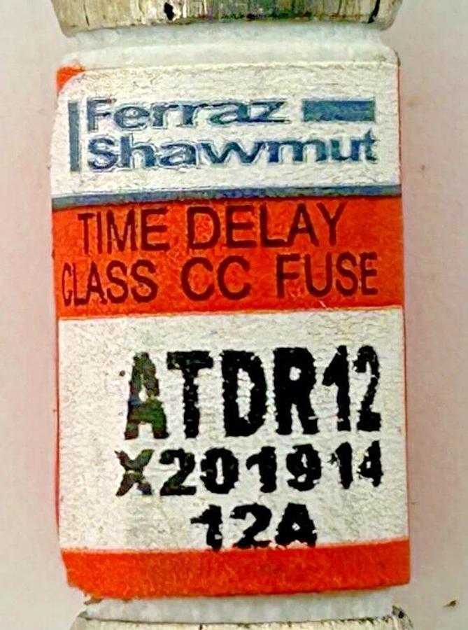 New Lot of 8 Ferraz Shawmut ATDR12 Time Delay Fuse 12A 600V