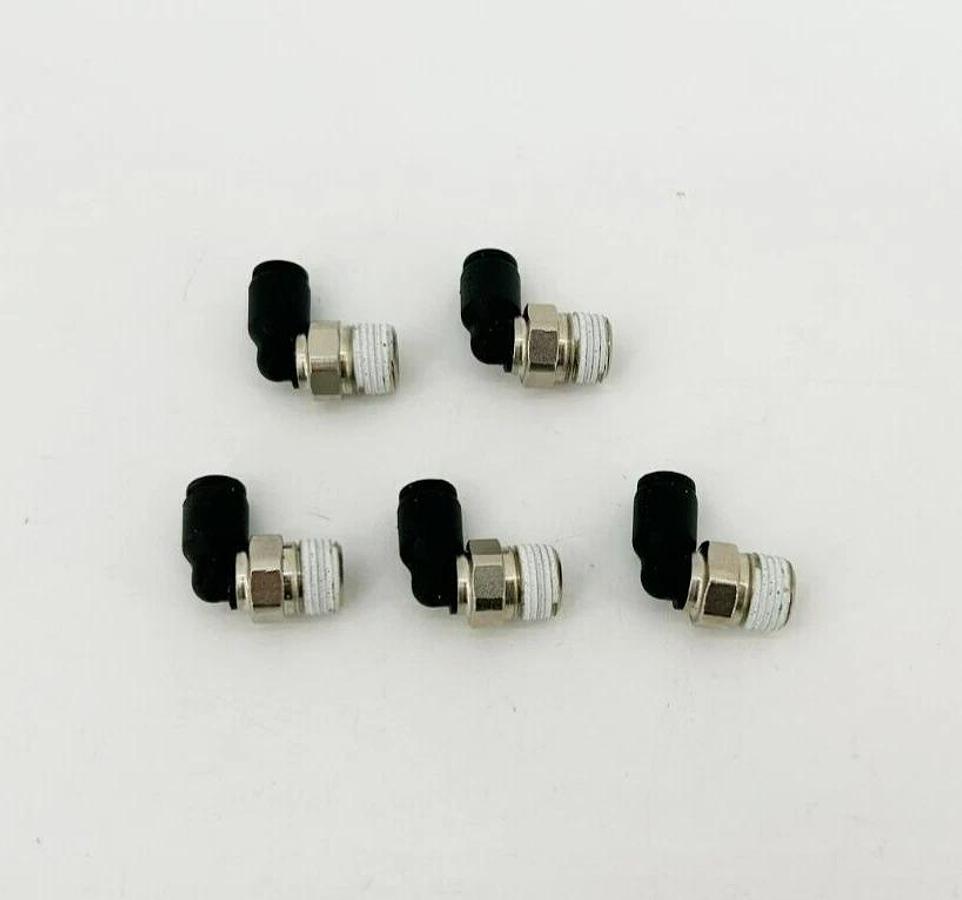 Lot of 5 New Lawson 86758 Male Elbows, 90 Deg. 5/32" x 1/8", 290PSI