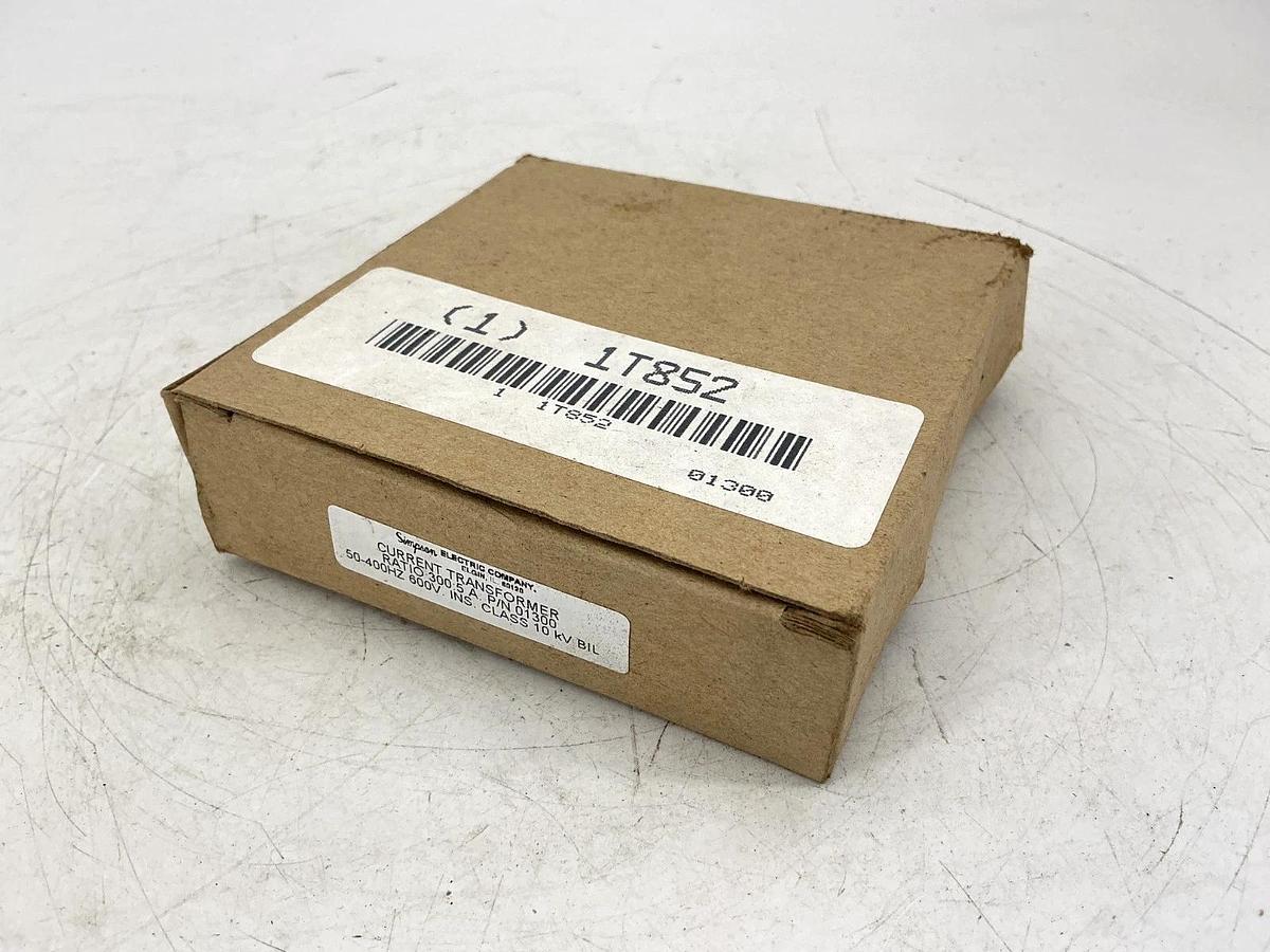 New Simpson Electric 01300 Current Transformer 2-Wire Ratio 300:5A 600V 50-400HZ