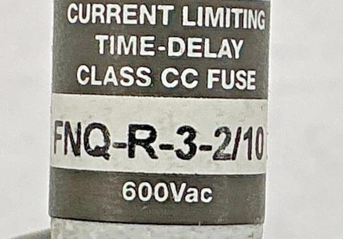 Lot of 4 New Bussmann FNQ-R-3-2/10 Limitron Class CC Fuse 3-2/10A 600V