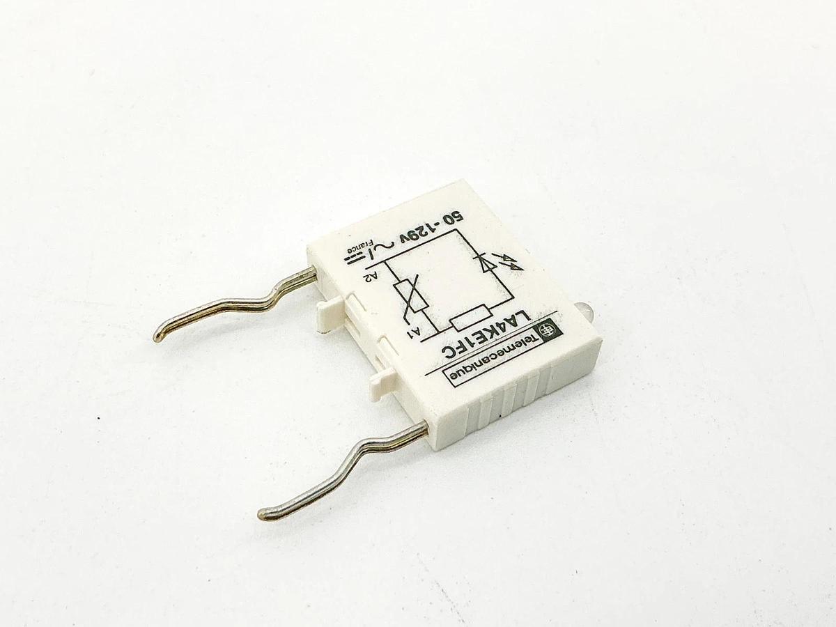 New Lot of 5 Telemecanique LA4KE1FC Suppressor Relay Module 50-129V - No Box