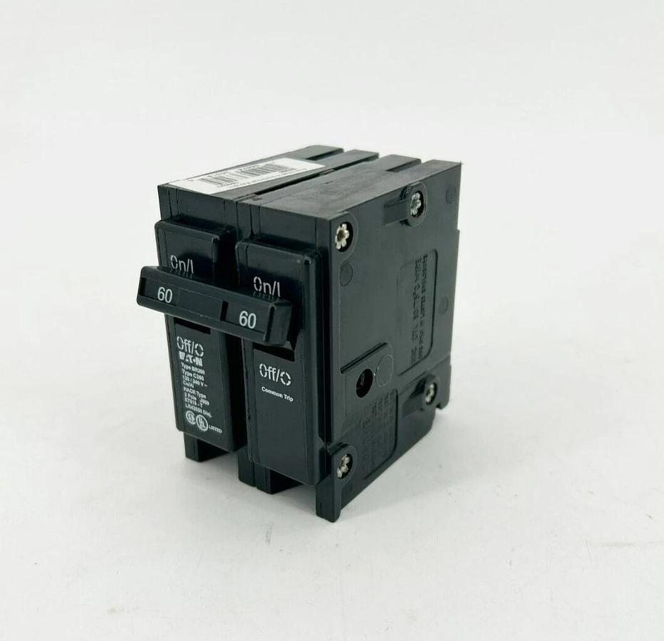 New Eaton BR260 Circuit Breaker 60A 120/240V 2 Pole