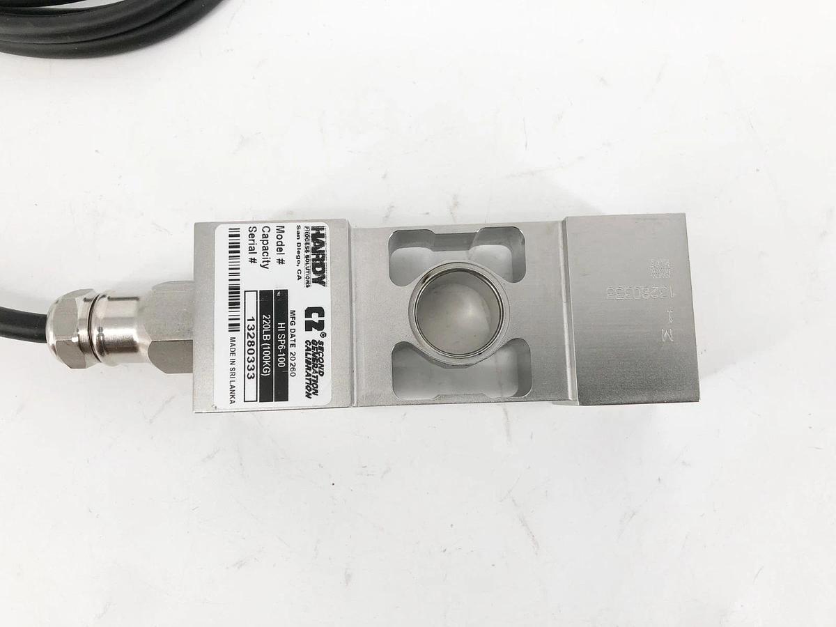 New Hardy HI SP6-100 Load Sensor SS HERM SINGLE PT 220LB H52114A