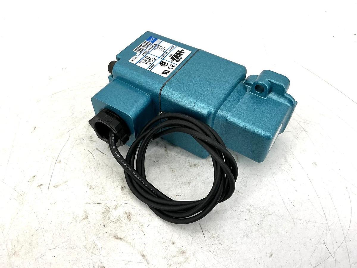 New MAC Valves 250B-111CA Solenoid Valve 15Watts 24VDC 150PSI 110/120V - No Box