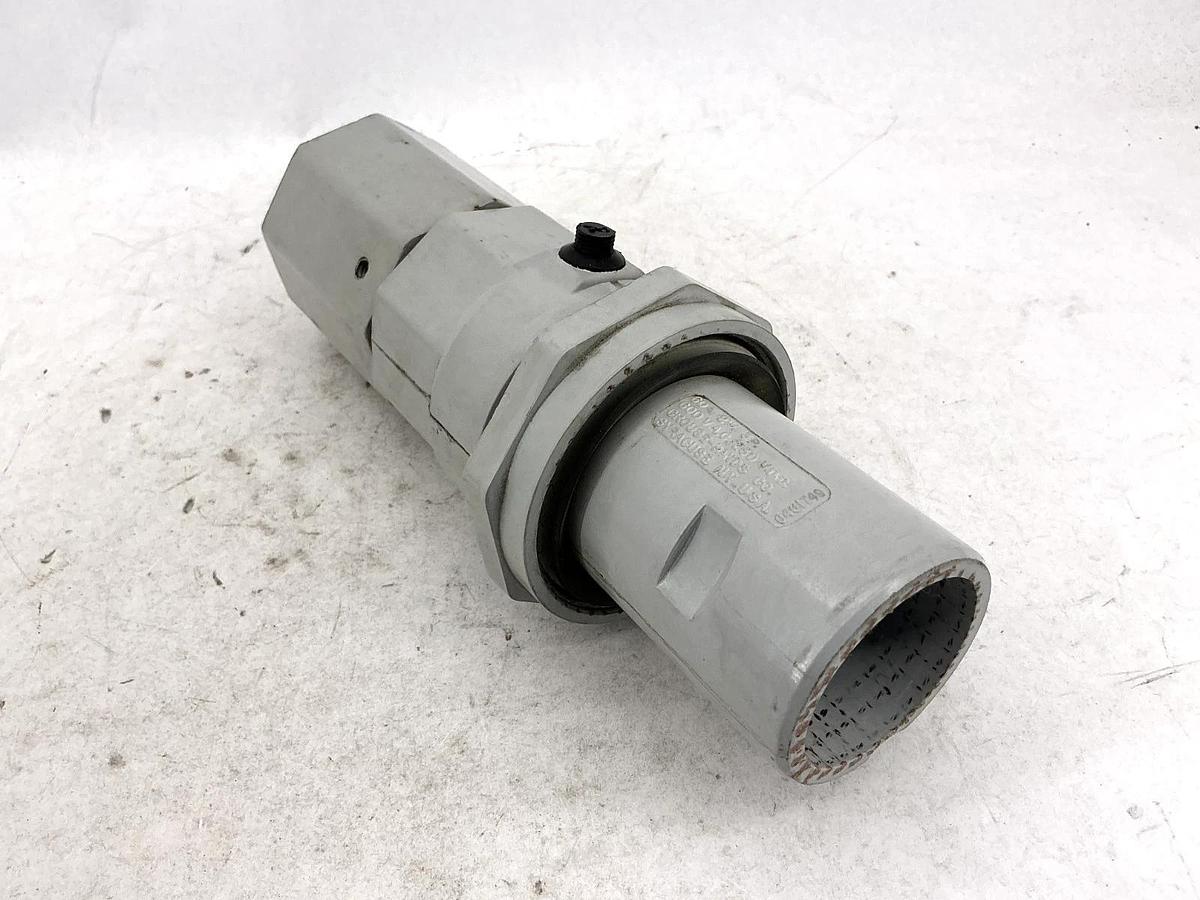 Used Crouse Hinds NR632 & NPJ6384 Pin & Sleeve Plug 2W 3P 60A 250VDC 600VAC