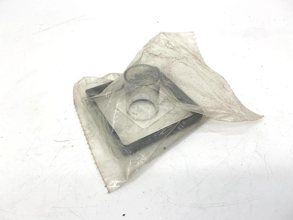 Lot of 15 New Senasys 986AAB02 Cover Plate Gray / Clear Square