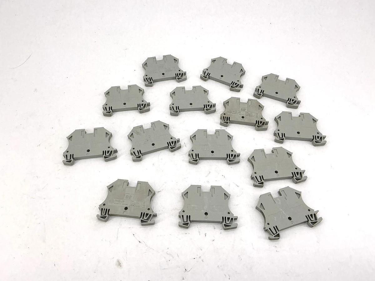 Lot of 14 New Allen Bradley 1492-J4 Terminal Block 35A 600V