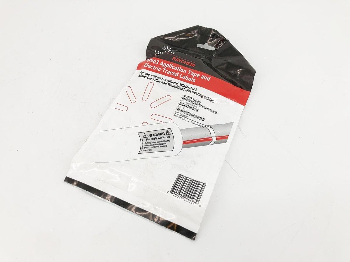 New nVent Raychem H903 Application Tape and Electric Traced Labels