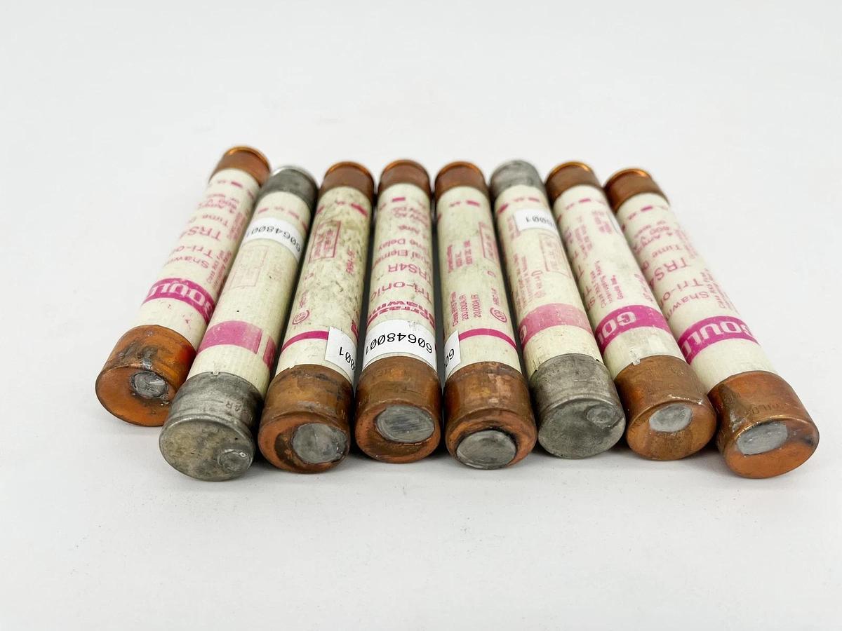 Lot of 8 New Gould Shawmut TRS4R Class RK5 Fuses 4A 600V