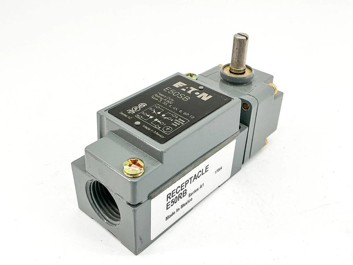 New Eaton E50BR1 Heavy Duty Limit Switch E50SB E50DR1 E50RB - No Box