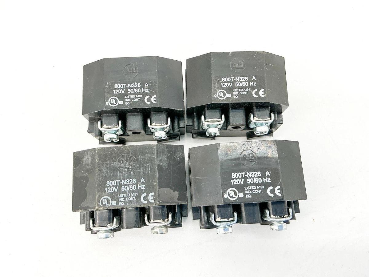New Lot of 4 Allen Bradley 800T-N326 Transformer Power Module 120V Ser.A -No Box