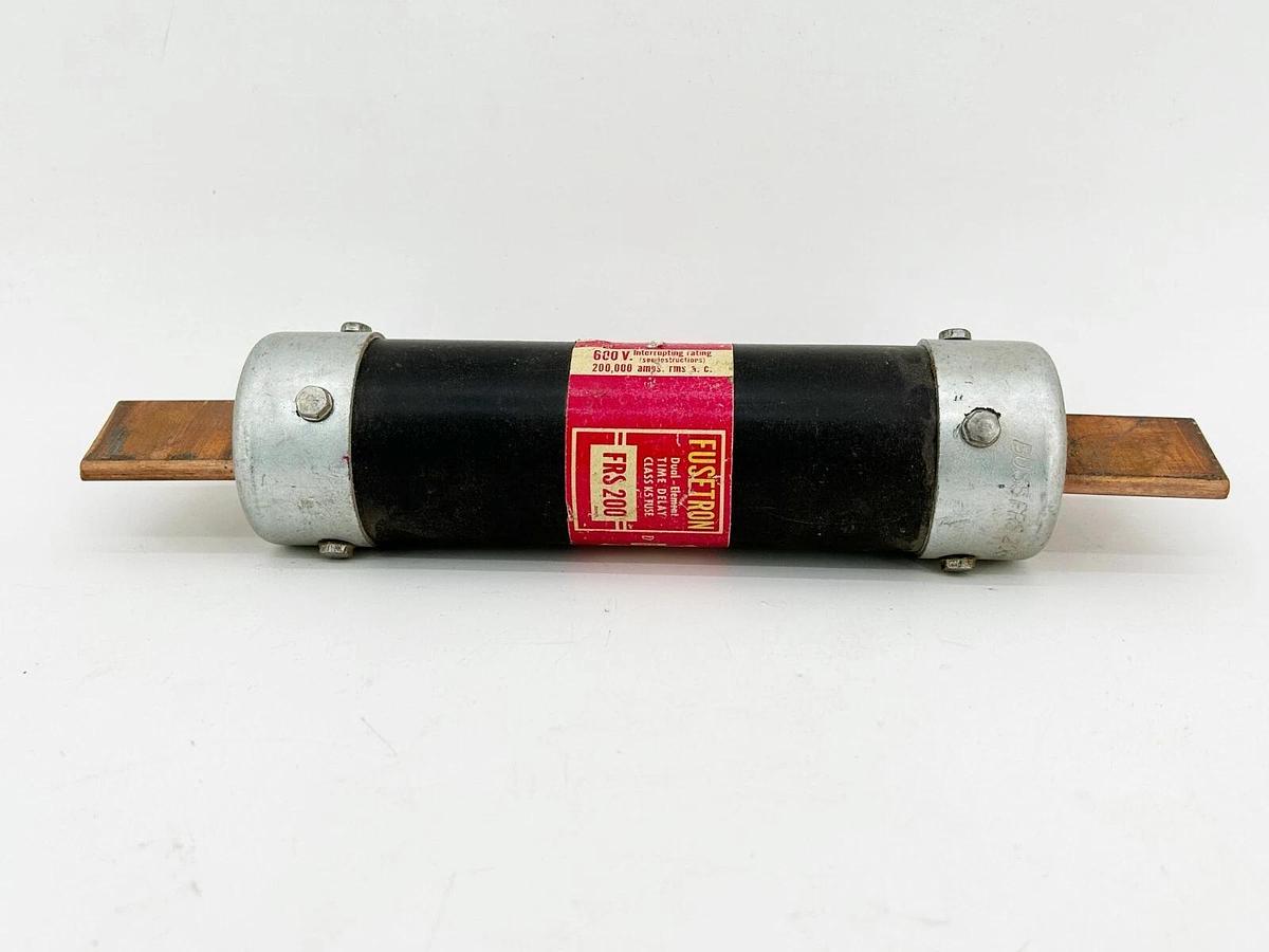 New Bussmann FRS-200 Dual Element Time Delay Fuse 200A 600V Class K5
