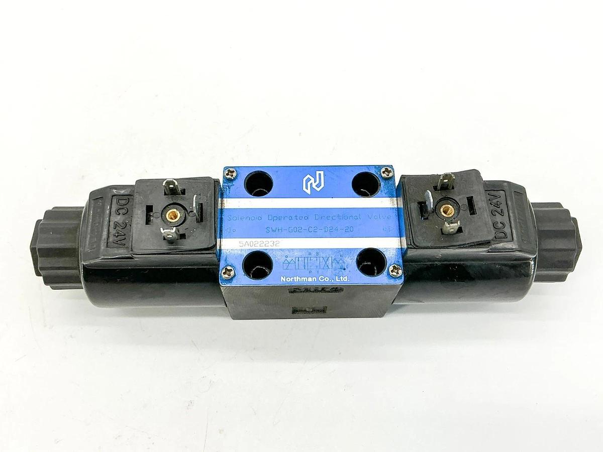 Used Northman SWH-G02-C2-D24-20 Hydraulic Directional Valve 24VDC