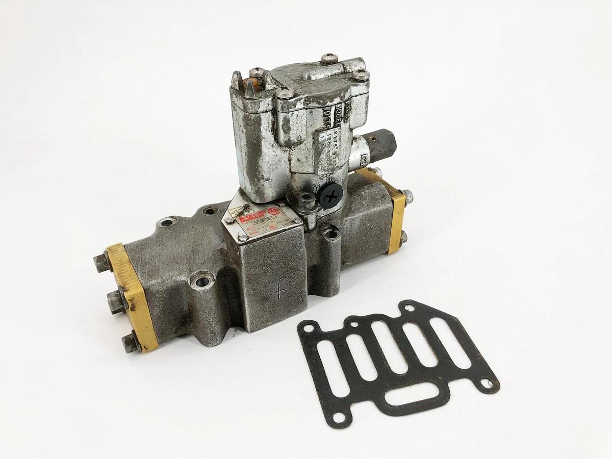 Used Schrader Bellows L6753910253 Solenoid Valve w/ Pilot Model K1759035 120V 140psig