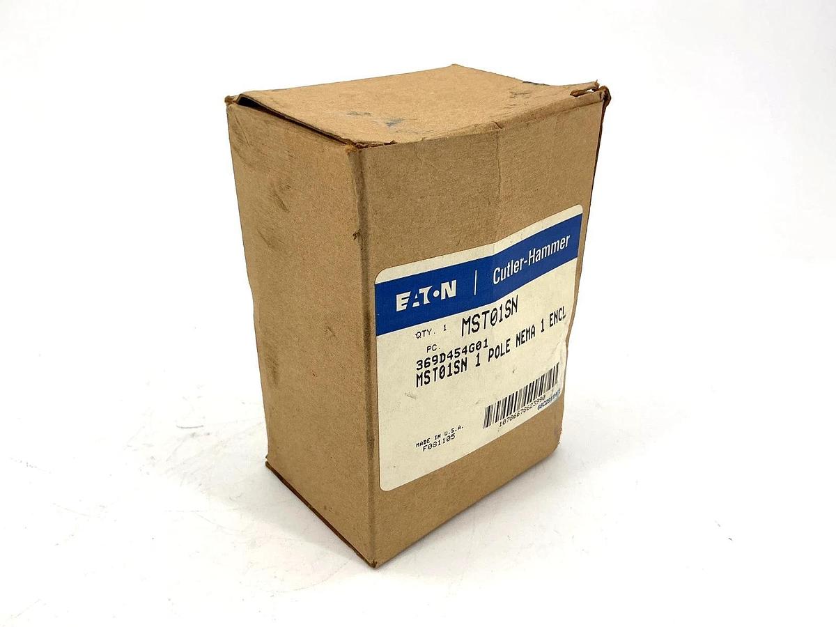New Eaton Cutler-Hammer MST01SN Manual Motor Starter 1-Pole Nema-1 Enclosure