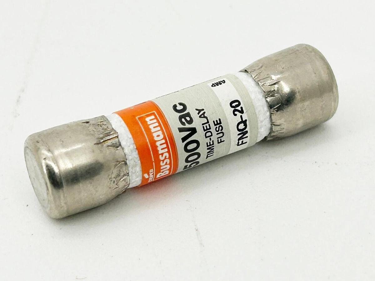 New Lot of 9 Bussmann FNQ-20 Time Delay Fuse 500V 20A