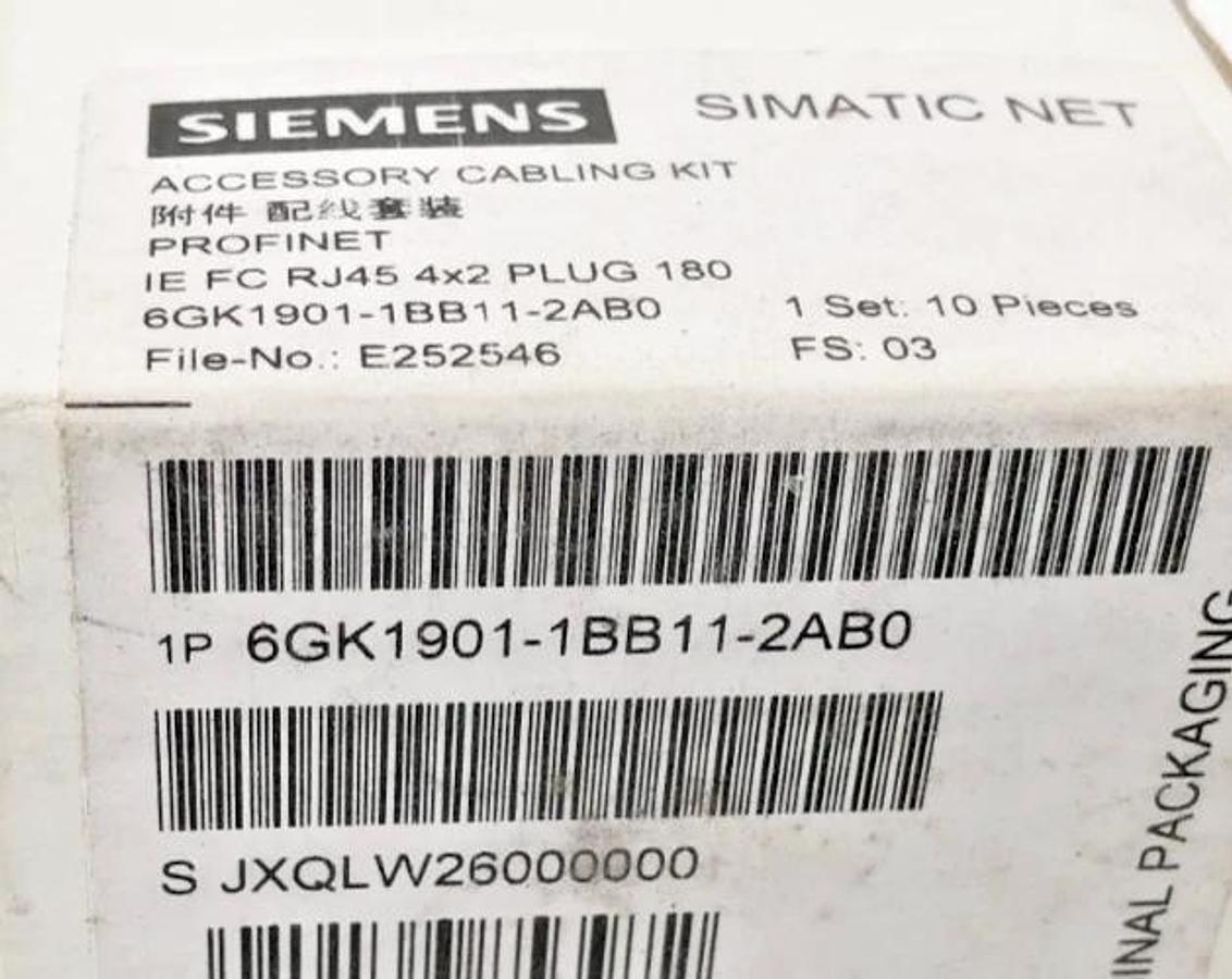 New Siemens 6GK1901-1BB11-2AB0 Connector IE FC RJ45 Plug 4 x 2