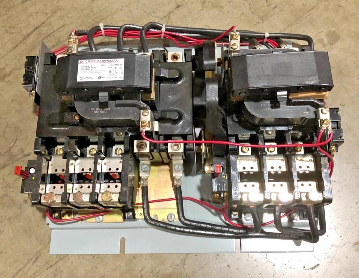 New General Electric CR309U00200NAAAA Reversing Starter 120V Coil Size 3