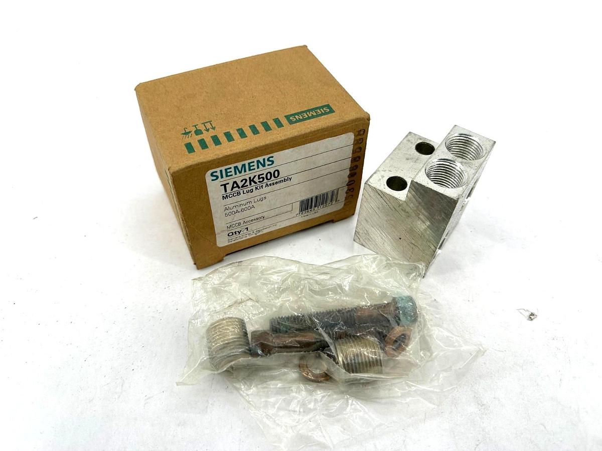 New Siemens TA2K500 MCCB Lug Kit Assembly with Aluminum Lugs 500A-600A