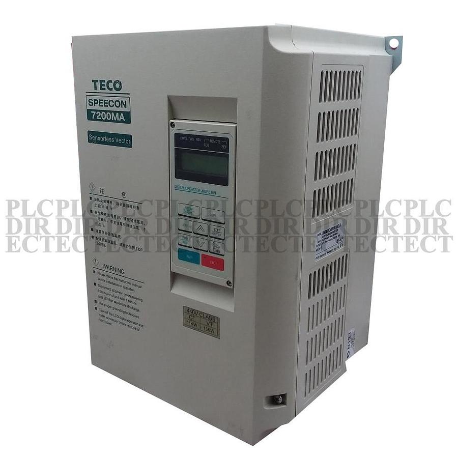 Used TECO Westinghouse E510-401-H3N4-U Frequency Inverter 3PH 0-480V 0-599Hz 2.3A Out
