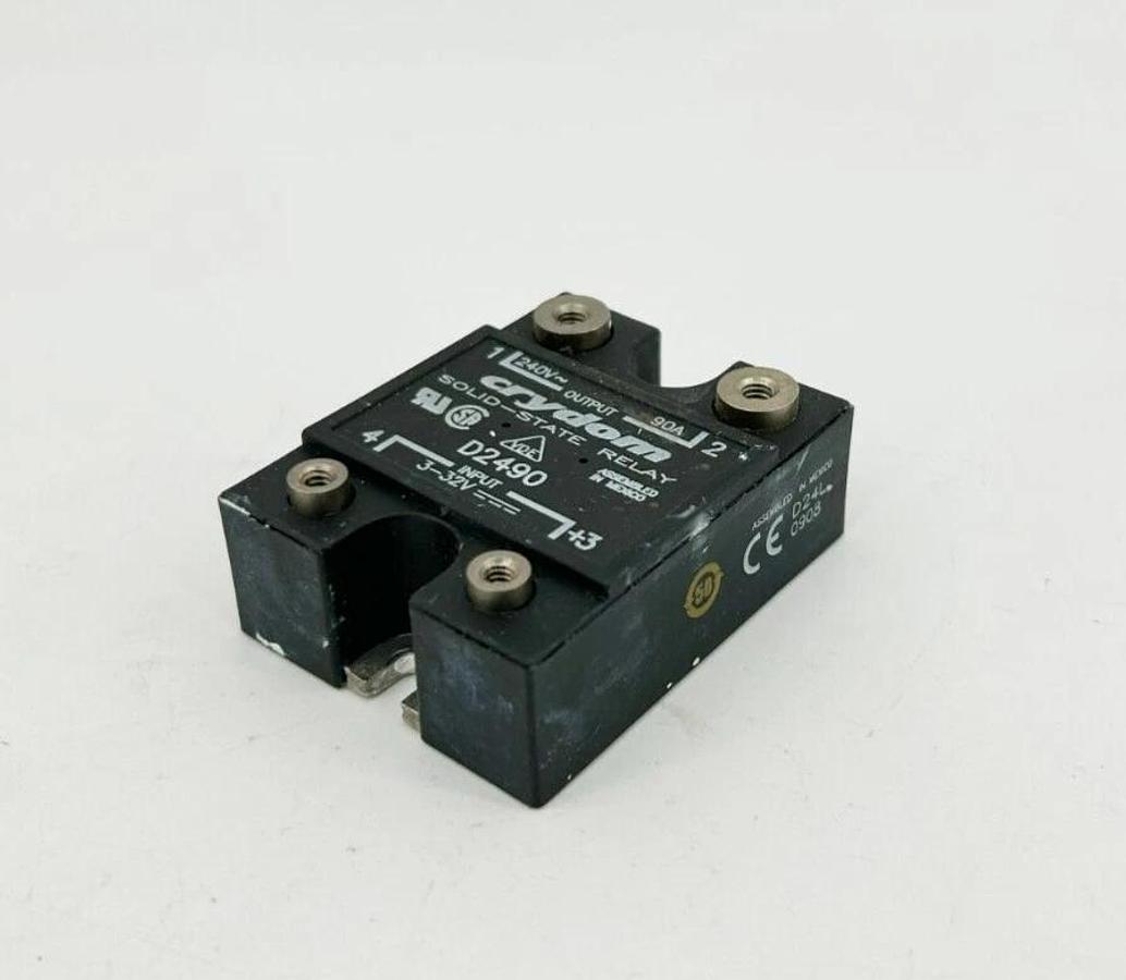 Used Crydom D2490 Solid State Relay, 3-32VDC