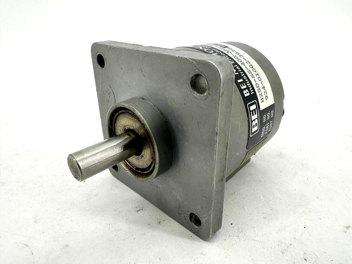 Used BEI H25D-SS-400-ABZ-7406R-LED-EM16-S Encoder 7 Pin
