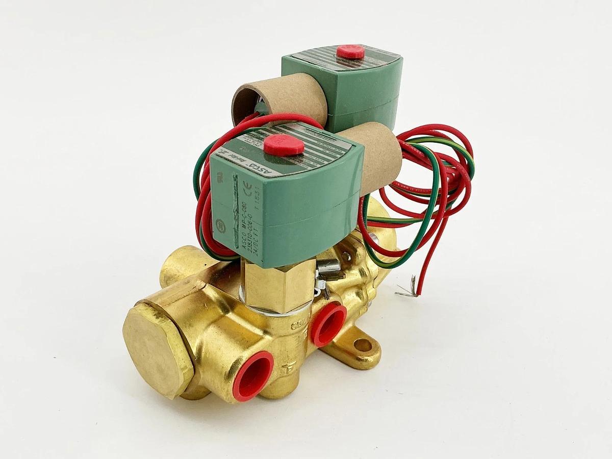New Asco 8344G082MO 24V Solenoid Valve 125PSI 1/2" Pipe 10.6W
