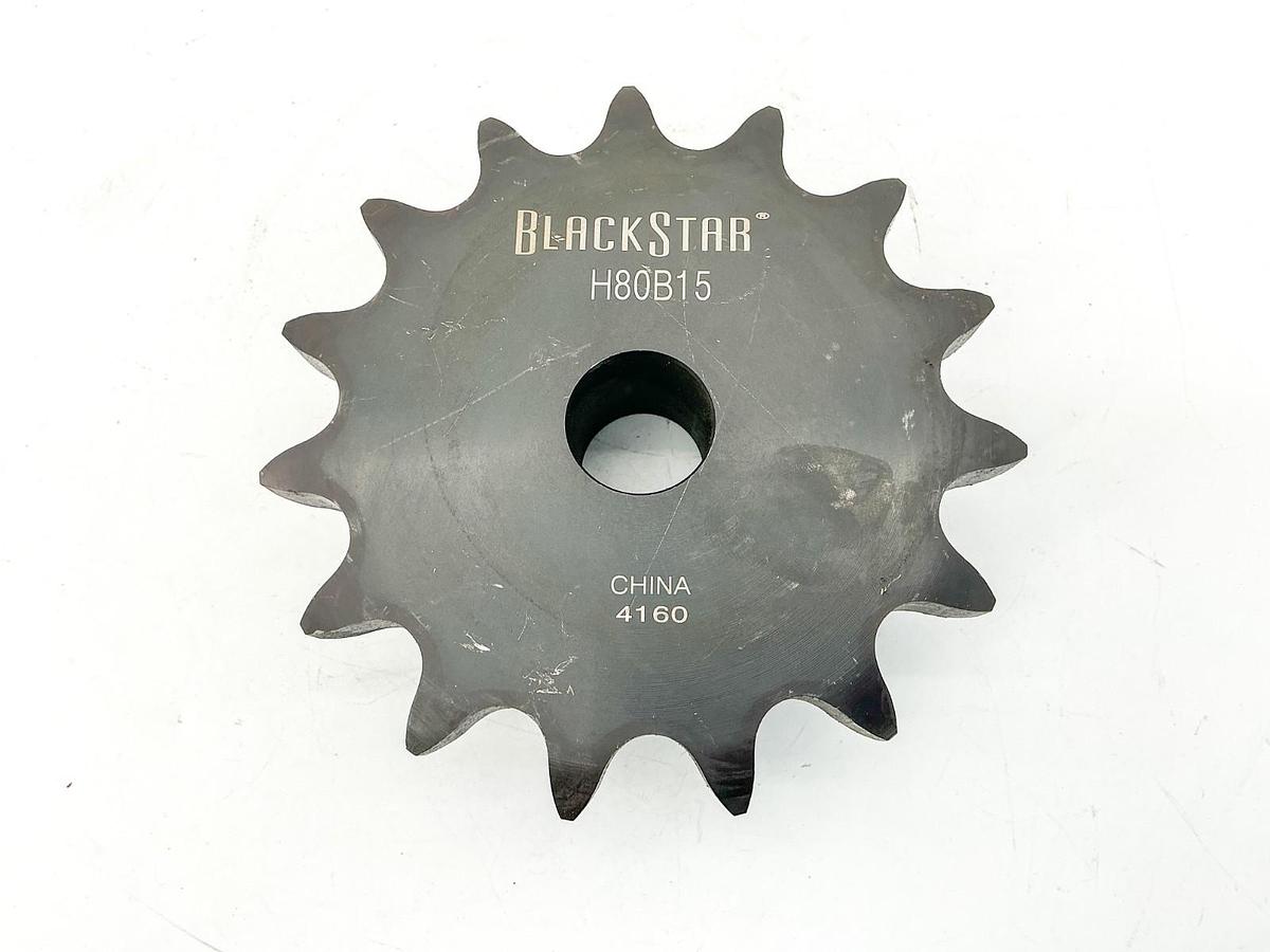 Used Blackstar H80B15 Sprocket 15 Tooth Bore To Size 4.81" Pitch