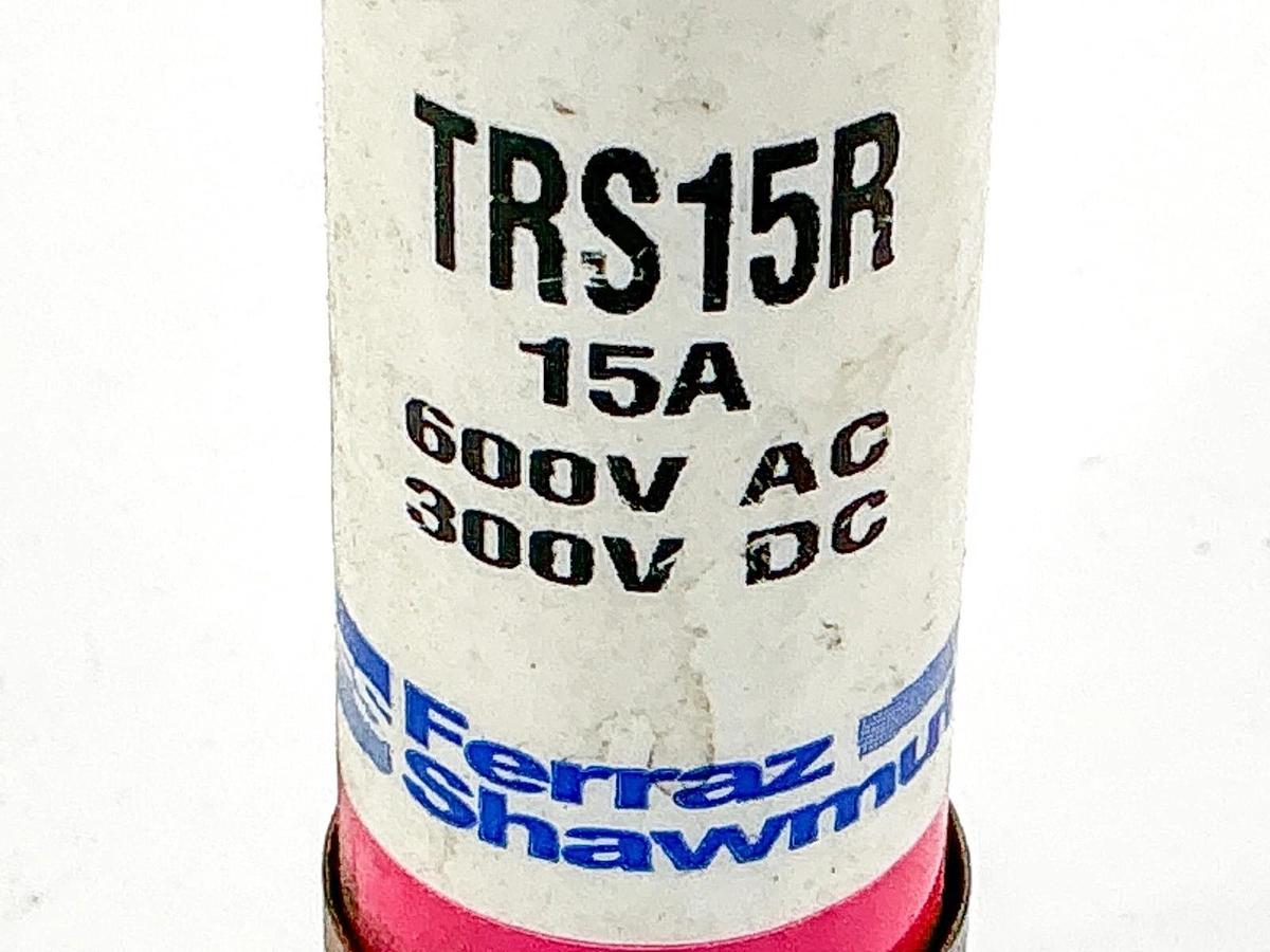 New Ferraz Shawmut TRS15R Duel Element Time Delay Fuse 15A 600V Class RK6