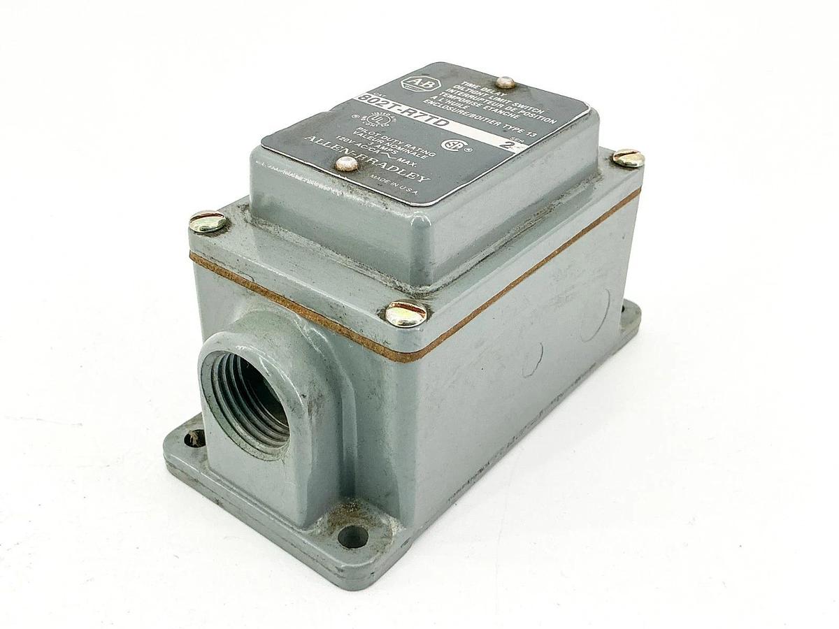 Used Allen Bradley 802T-R7TD Time Delay Oiltight Limit Switch Body Ser.2
