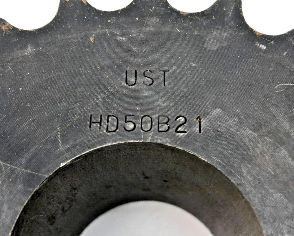 New UST HD50B21 Double Type B Sprocket 4.52 OD 4.194 PD 21 Teeth