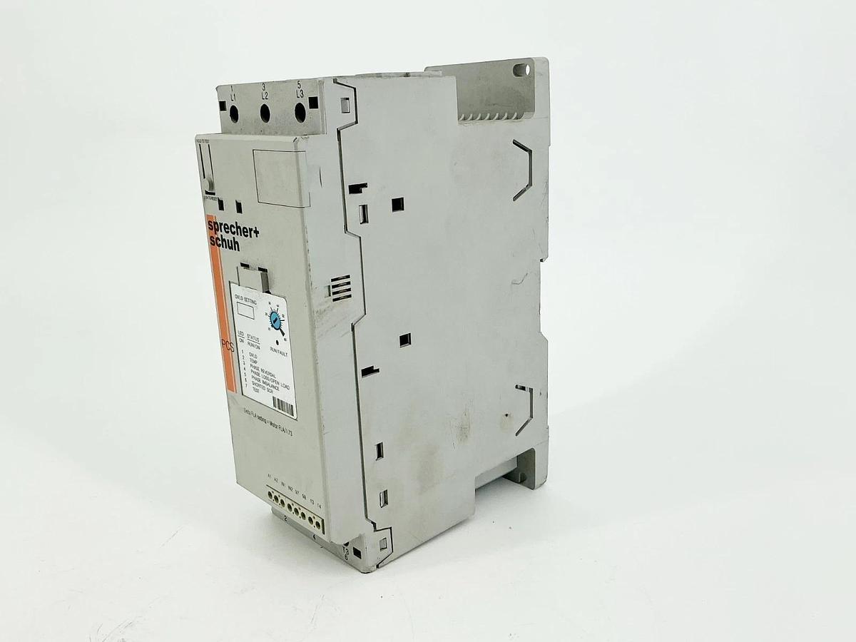 New Sprecher Schuh PCS-060-600V Soft Starter 60A 3PH 50/60Hz 600V Ser.B - No Box