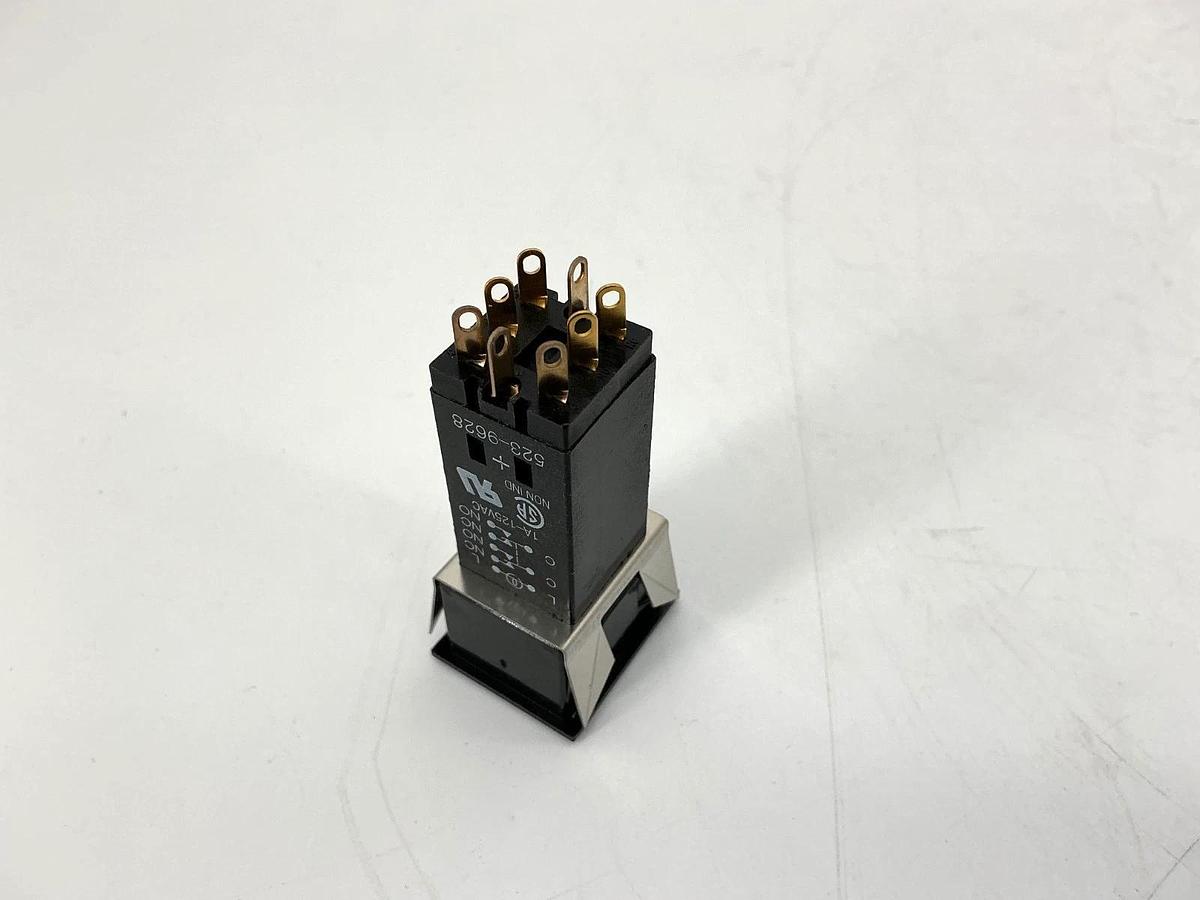 New Dialight 554-2221-311 Illuminated Pushbutton Lamp Holder 8Pin 1A 125V No Box