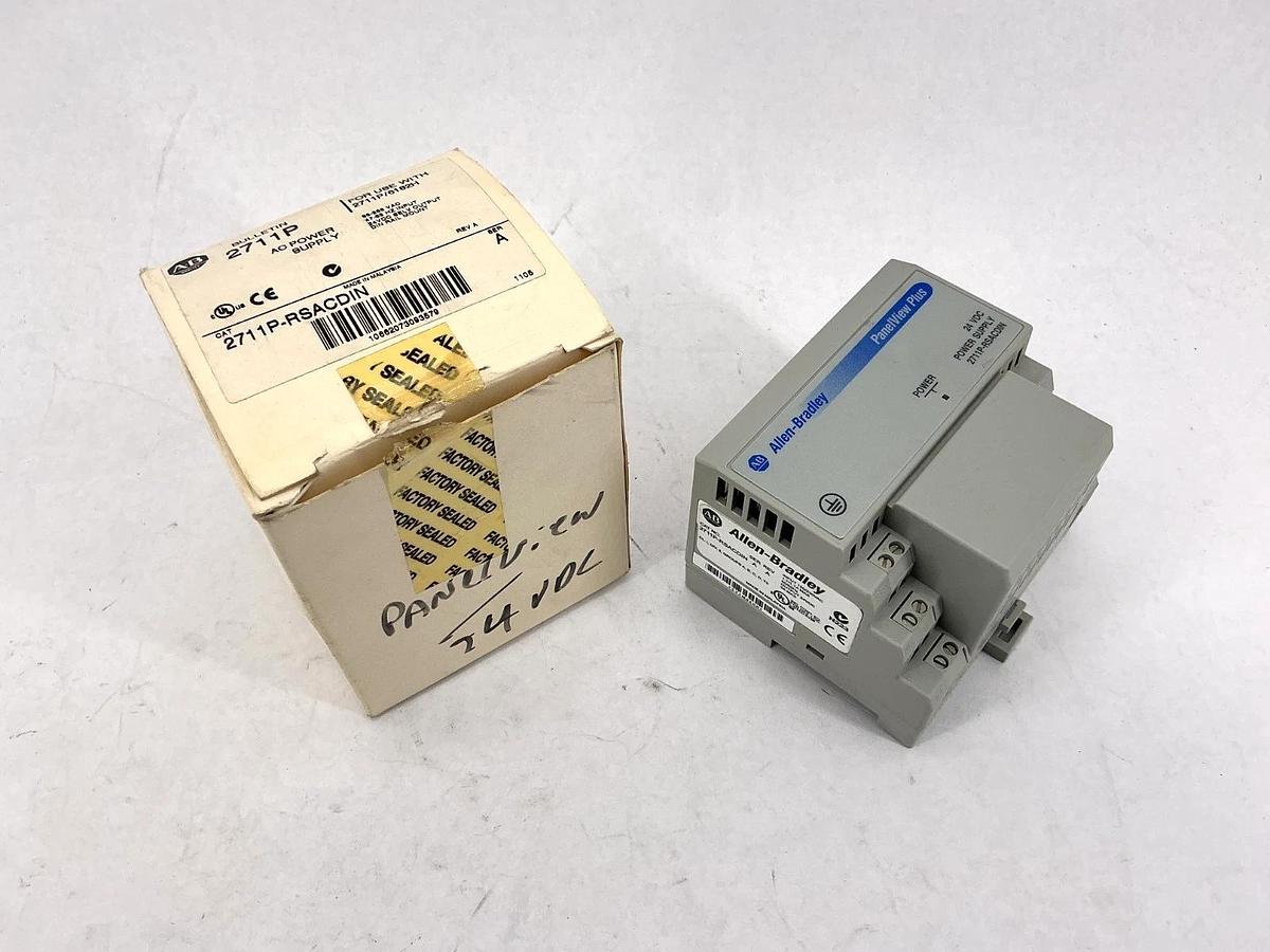 New Allen Bradley 2711P-RSACDIN Ser A AC Power Supply IN120/230VAC OUT 24VDC 3A