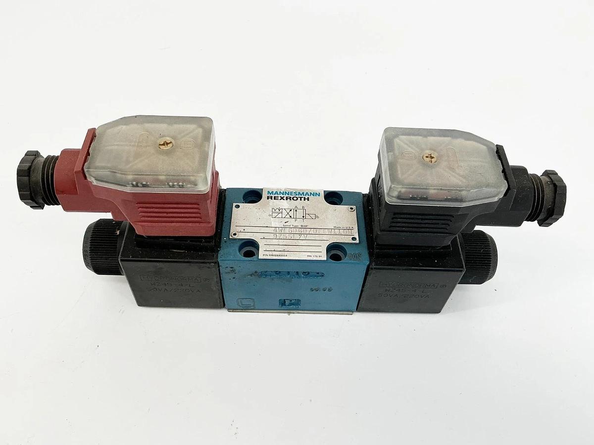New Rexroth 4WE6D60/0FEW110N Solenoid Valve 50-220VA 9Z55L/V RR00880059 - No Box