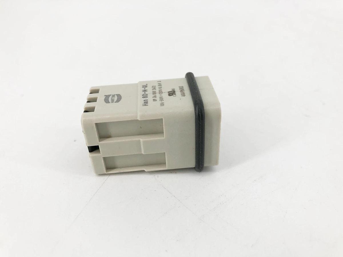 New Harting Han 8D-M-QL Connector Insert 10A 09360082632 - No Box