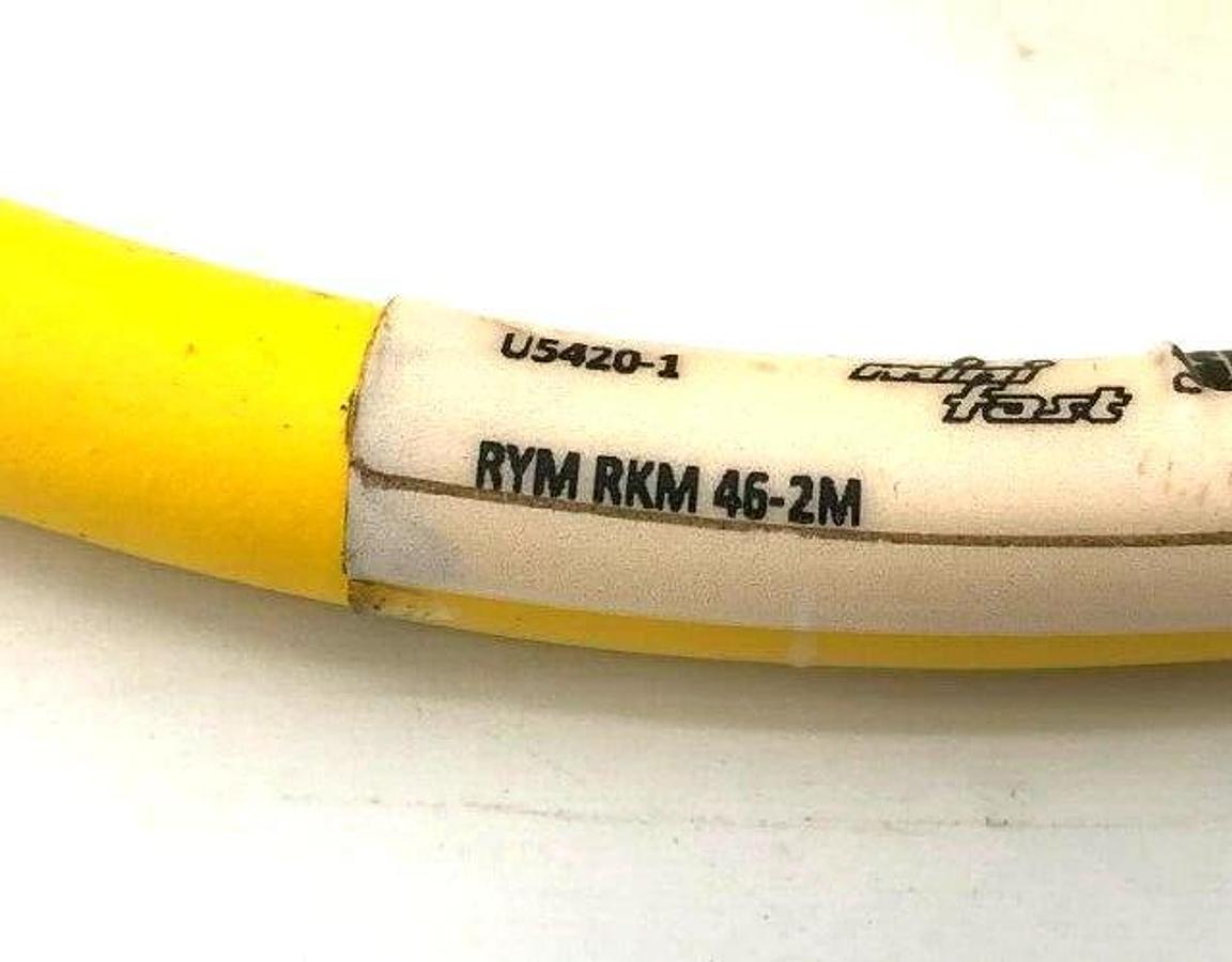 New Turck RYM RKM 46-2M Cordset, 7/8", Minifast Male X Female U5420-1 - No Box