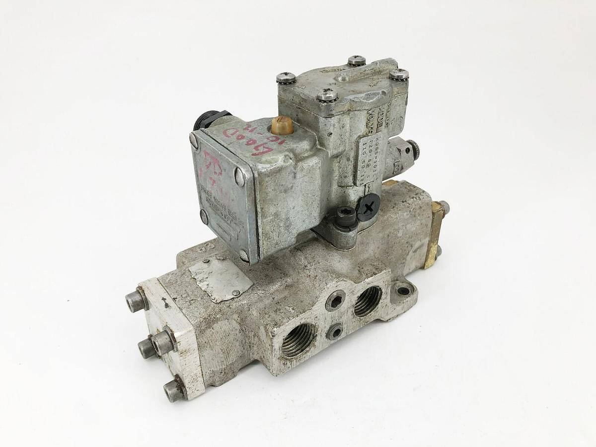Used Parker K065-9035 Pilot Valve 110/120VAC 50/60HZ